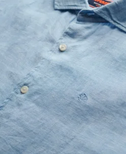 Embroidered Vacation Linen Shirt