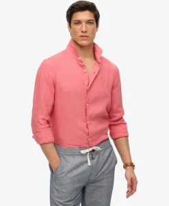 Embroidered Vacation Linen Shirt