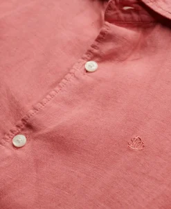 Embroidered Vacation Linen Shirt