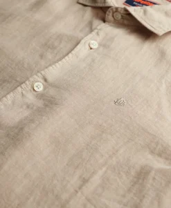 Embroidered Vacation Linen Shirt