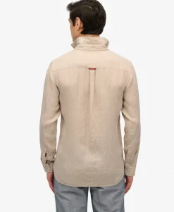 Embroidered Vacation Linen Shirt