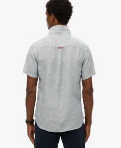 Embroidered Vacation Linen Shirt