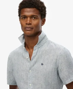 Embroidered Vacation Linen Shirt