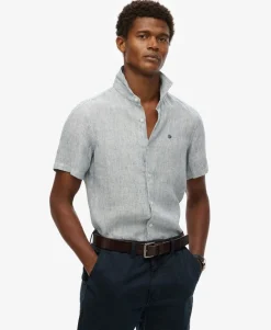 Embroidered Vacation Linen Shirt