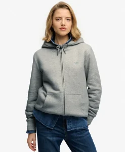 Essential Borg Lined Zip Hoodie