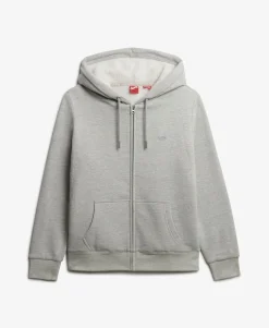 Essential Borg Lined Zip Hoodie