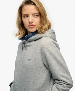 Essential Borg Lined Zip Hoodie