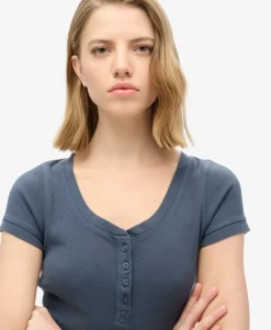 Essential Button Down Short Sleeve Top