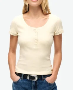 Essential Button Down Short Sleeve Top
