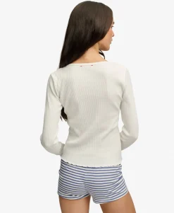 Essential Button Long Sleeve Top