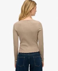 Essential Button Long Sleeve Top