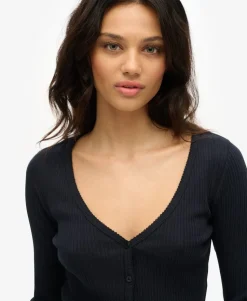 Essential Button Long Sleeve Top