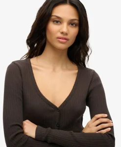 Essential Button Long Sleeve Top