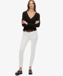Essential Button Through Long Sleeve Top