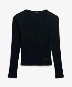 Essential Button Through Long Sleeve Top