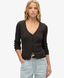 Essential Button Through Long Sleeve Top