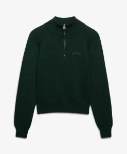 Essential Half Zip Knit Jumper