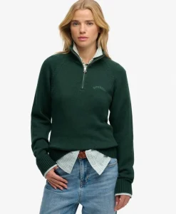 Essential Half Zip Knit Jumper