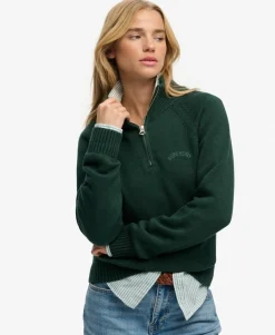 Essential Half Zip Knit Jumper
