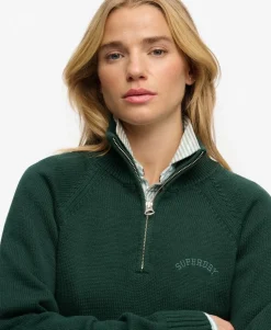 Essential Half Zip Knit Jumper