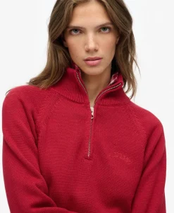 Essential Half Zip Knit Jumper