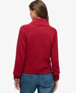 Essential Half Zip Knit Jumper