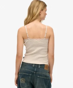 Essential Lace Trim Cami Top