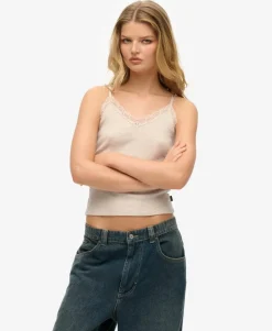 Essential Lace Trim Cami Top