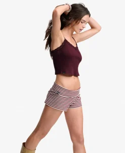 Essential Lace Trim Cropped Cami Top