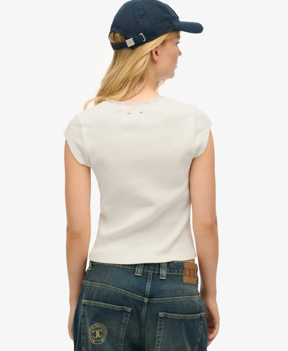 Essential Lace Trim Top
