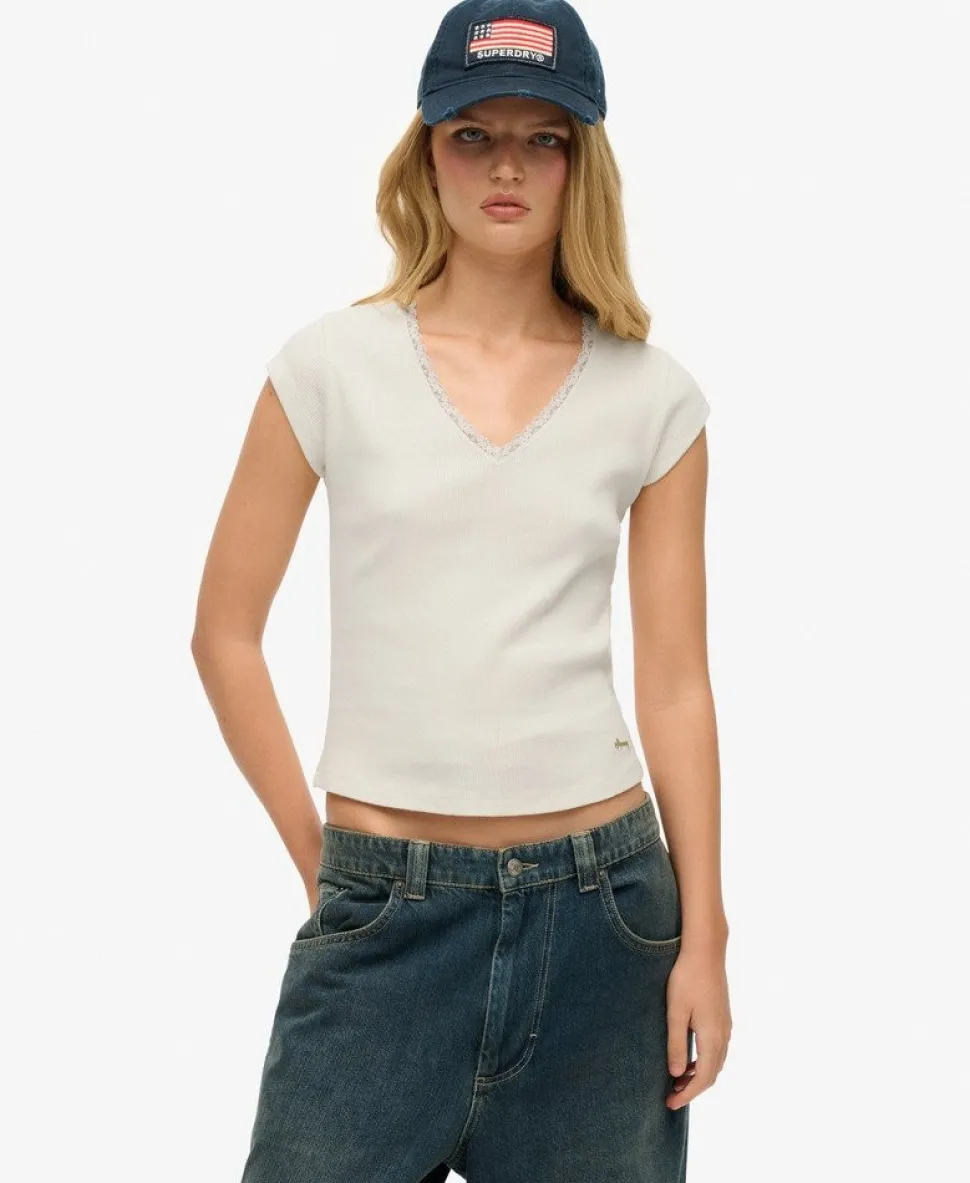 Essential Lace Trim Top
