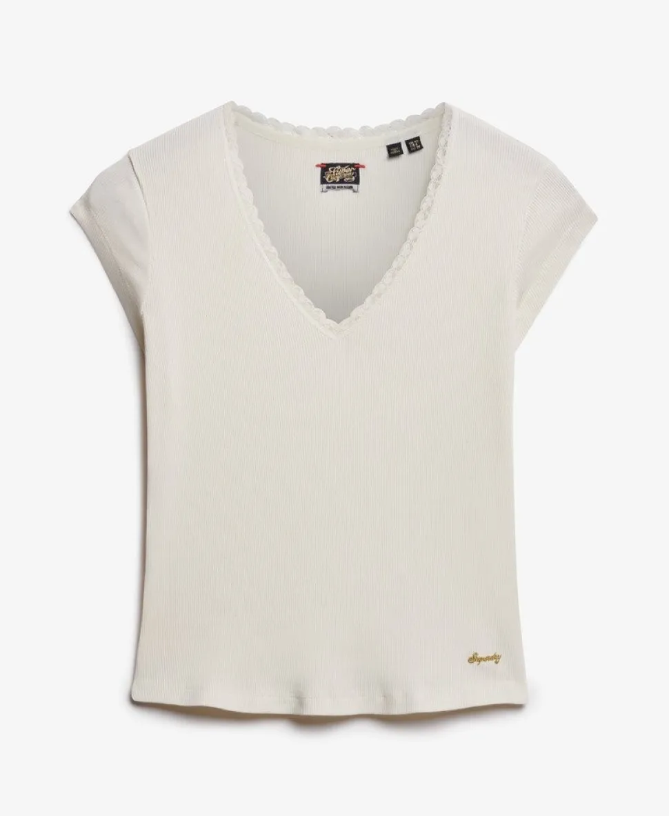 Essential Lace Trim Top