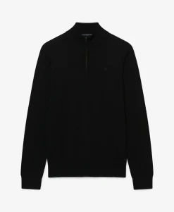 Essential Lightweight Wool Blend Half Zip Jumper