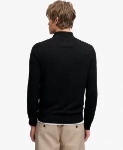 Essential Lightweight Wool Blend Half Zip Jumper