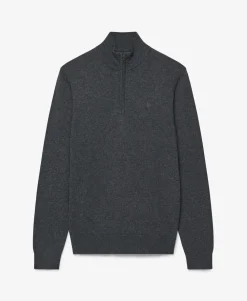 Essential Lightweight Wool Blend Half Zip Jumper