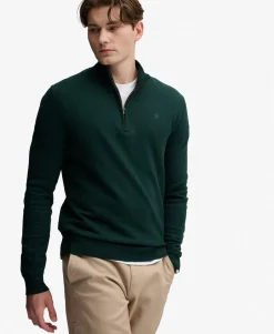 Essential Lightweight Wool Blend Half Zip Jumper