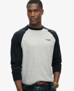 Essential Logo Baseball Long Sleeve Top