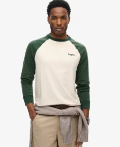 Essential Logo Baseball Long Sleeve Top