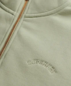 Essential Logo Embroidered Half Zip Jumper