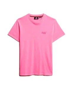 Essential Logo Embroidered Neon T-Shirt