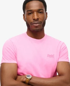 Essential Logo Embroidered Neon T-Shirt