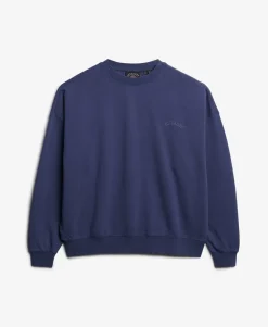 Essential Logo Garment Dyed Crew Sweatshirt