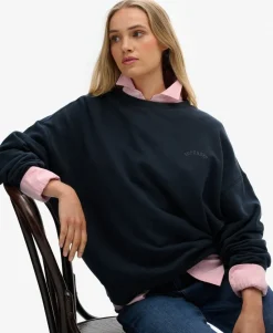 Essential Logo Garment Dyed Crew Sweatshirt