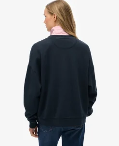 Essential Logo Garment Dyed Crew Sweatshirt