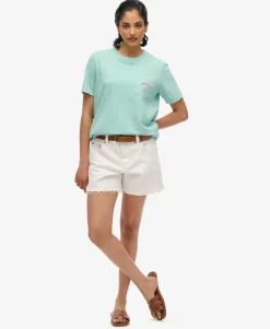 Essential Logo Garment Dye Pocket T-Shirt