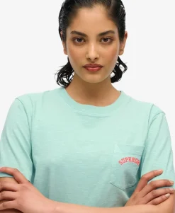 Essential Logo Garment Dye Pocket T-Shirt