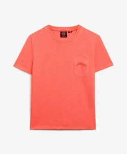 Essential Logo Garment Dye Pocket T-Shirt