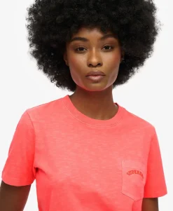 Essential Logo Garment Dye Pocket T-Shirt
