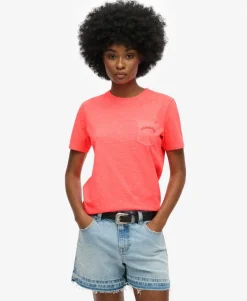 Essential Logo Garment Dye Pocket T-Shirt