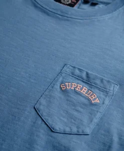 Essential Logo Garment Dye Pocket T-Shirt